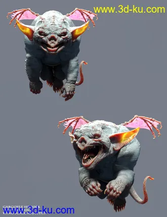 3D打印模型Gargoyle HD for Genesis 8 Males的图片