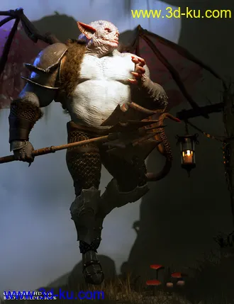 3D打印模型Gargoyle HD for Genesis 8 Males的图片