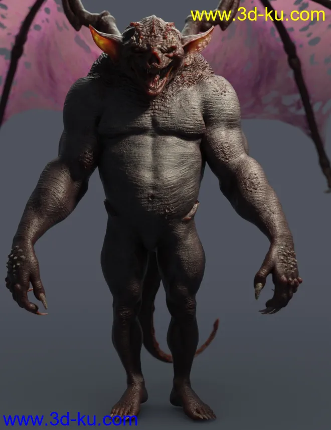 Gargoyle HD for Genesis 8 Males模型的图片6