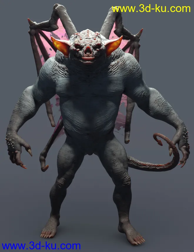 Gargoyle HD for Genesis 8 Males模型的图片7