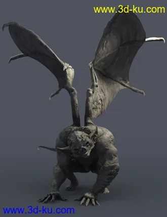 3D打印模型Gargoyle HD for Genesis 8 Males的图片