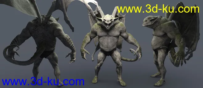 Gargoyle HD for Genesis 8 Males模型的图片9