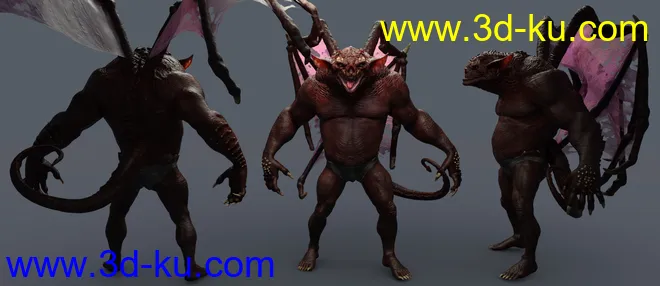 Gargoyle HD for Genesis 8 Males模型的图片11