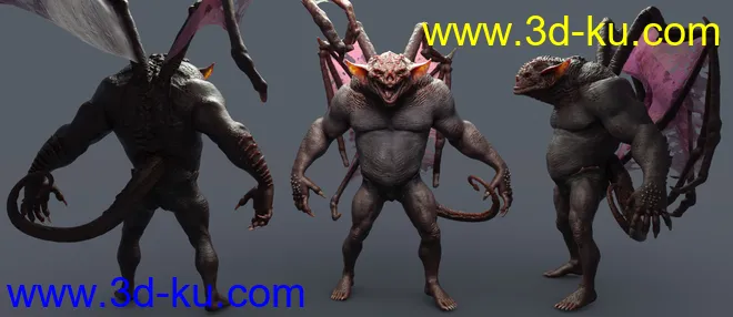 Gargoyle HD for Genesis 8 Males模型的图片12
