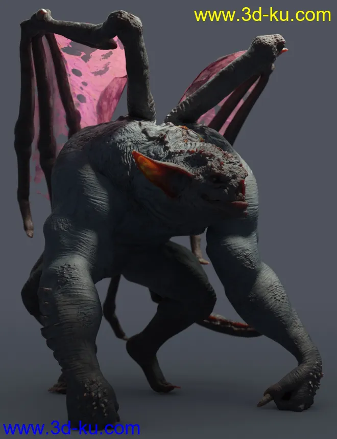 Gargoyle HD for Genesis 8 Males模型的图片13