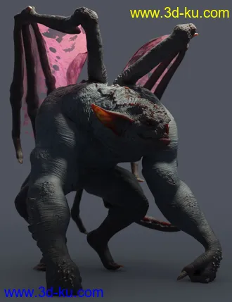 3D打印模型Gargoyle HD for Genesis 8 Males的图片