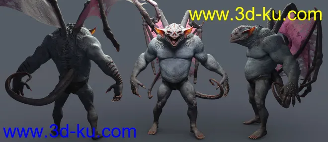 Gargoyle HD for Genesis 8 Males模型的图片14