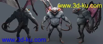 3D打印模型Gargoyle HD for Genesis 8 Males的图片