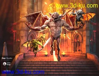 3D打印模型Gargoyle's Alternate Skins的图片