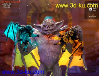 3D打印模型Gargoyle's Alternate Skins的图片