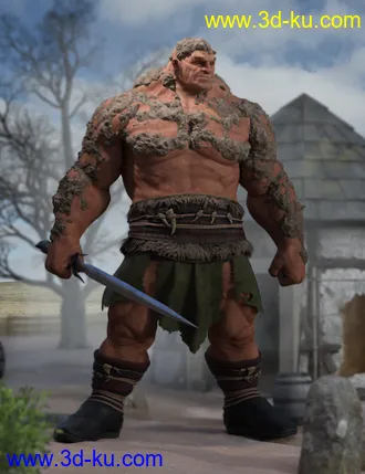 3D打印模型Geirrod the Giant for Genesis 8.1 Male的图片