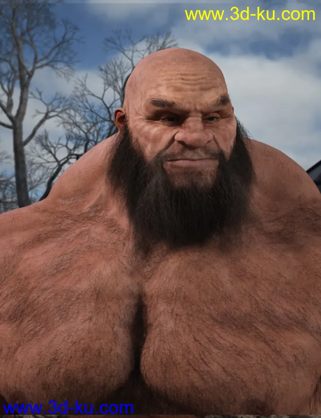 Geirrod the Giant for Genesis 8.1 Male模型的图片6