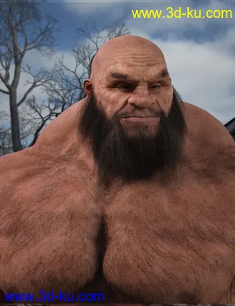 3D打印模型Geirrod the Giant for Genesis 8.1 Male的图片