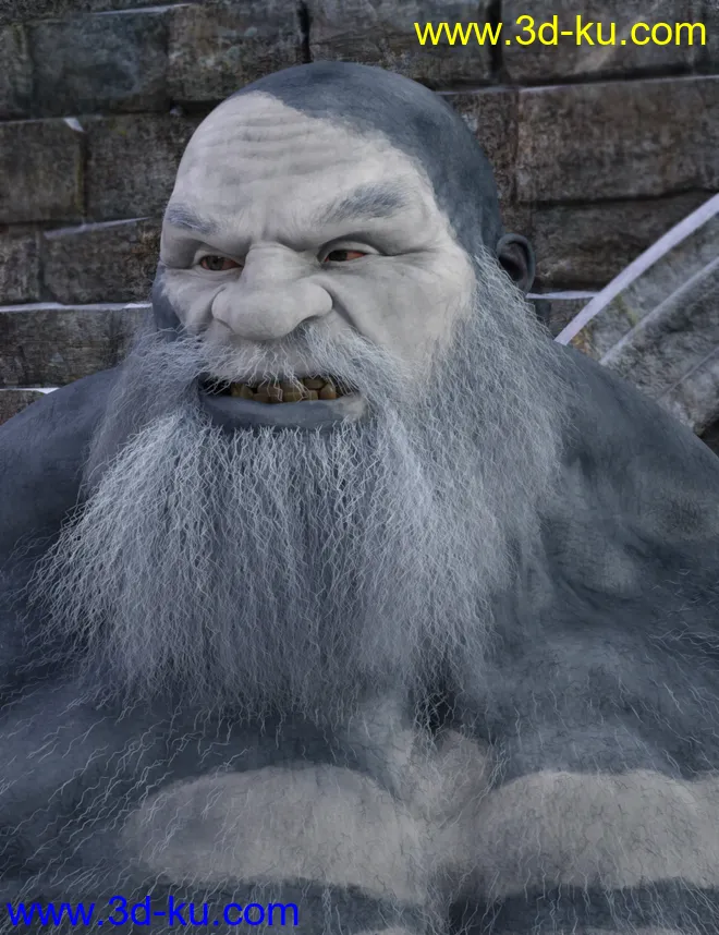 Geirrod the Giant for Genesis 8.1 Male模型的图片8