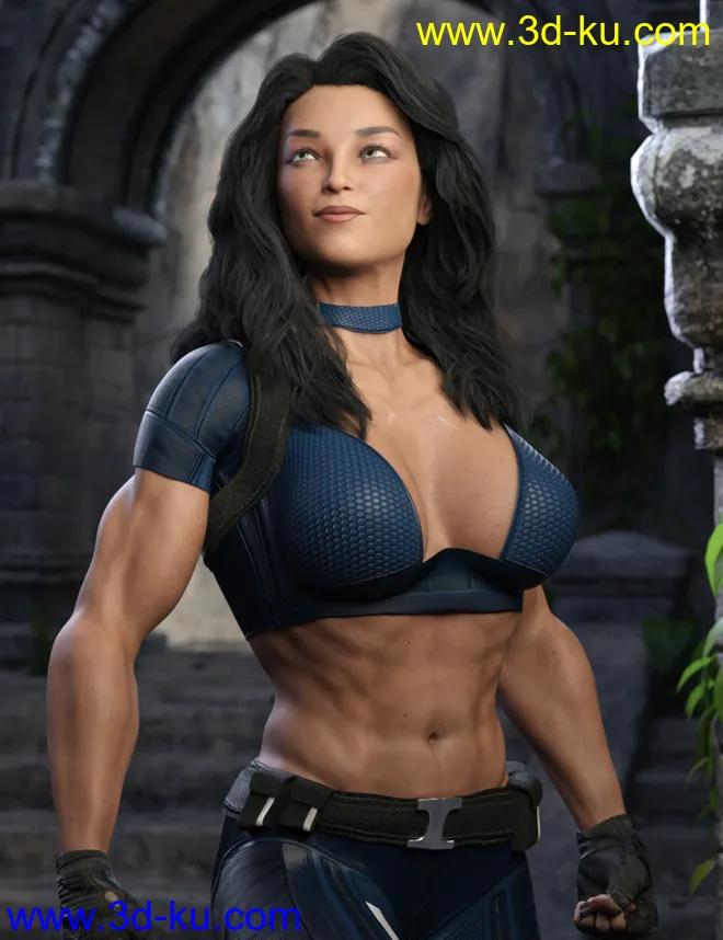Gertha for Genesis 8.1 Female模型的图片2