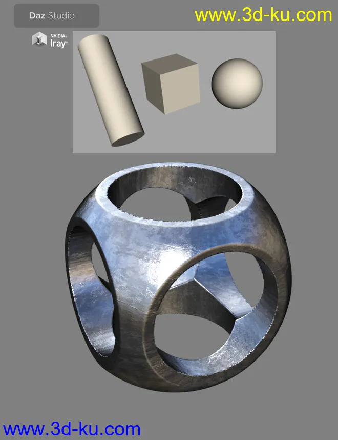 Gescon Constructive Solid Geometry for Daz Studio模型的图片2