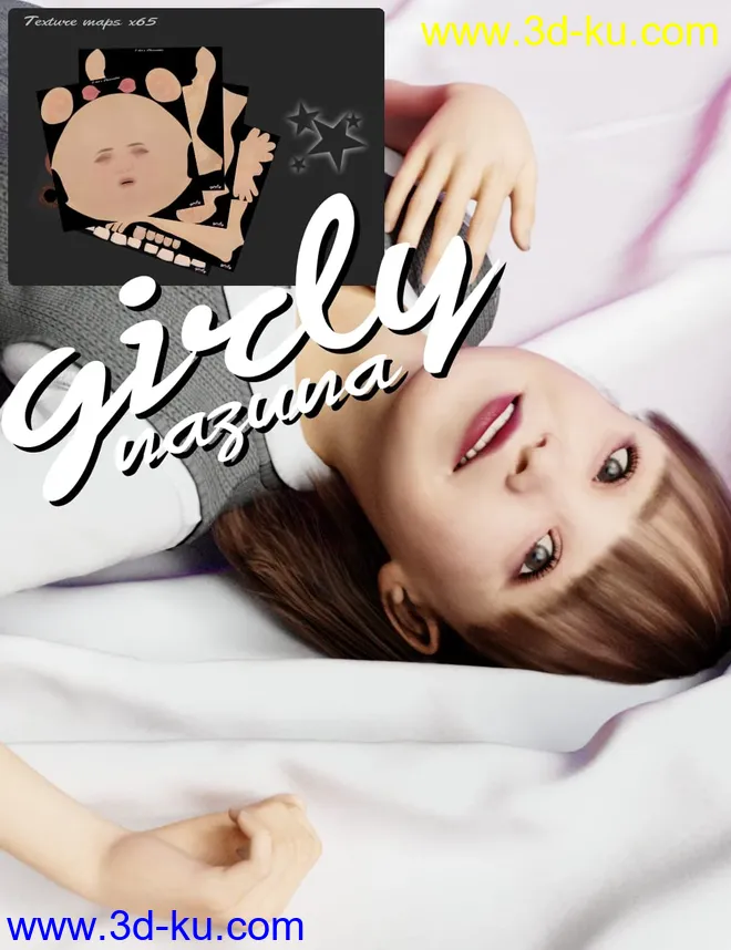Girly Nazuna for Genesis 8 Female模型的图片5