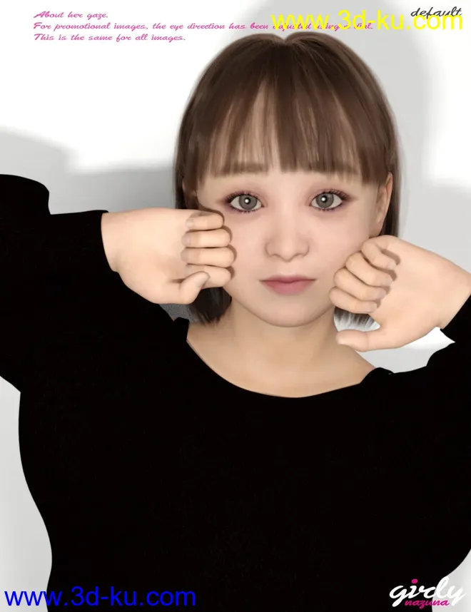 Girly Nazuna for Genesis 8 Female模型的图片9