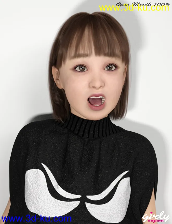 Girly Nazuna for Genesis 8 Female模型的图片11