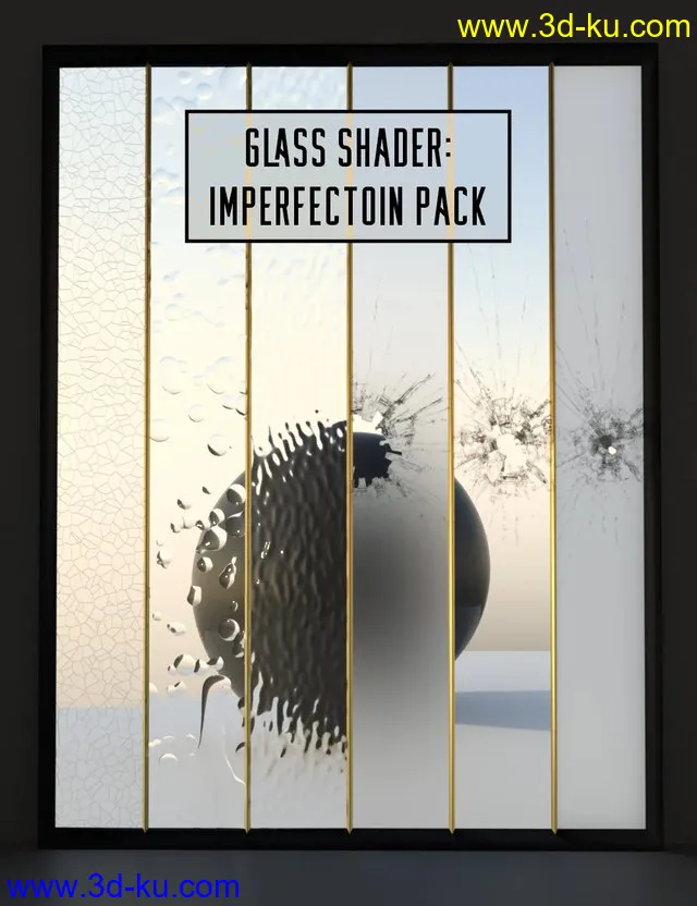 Glass Shader Imperfection Pack模型的图片1