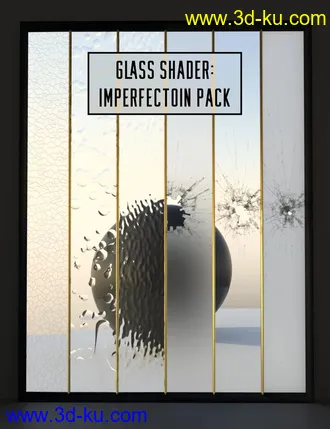 3D打印模型Glass Shader Imperfection Pack的图片