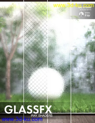 3D打印模型GlassFX - Iray Shaders的图片