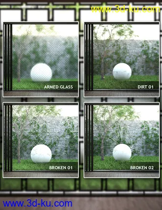 3D打印模型GlassFX - Iray Shaders的图片