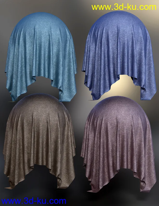 Glitter Fabric Iray Shaders模型的图片6
