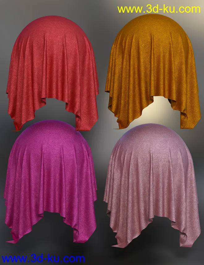 Glitter Fabric Iray Shaders模型的图片8