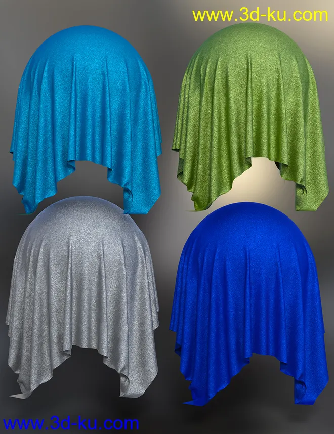 Glitter Fabric Iray Shaders模型的图片9