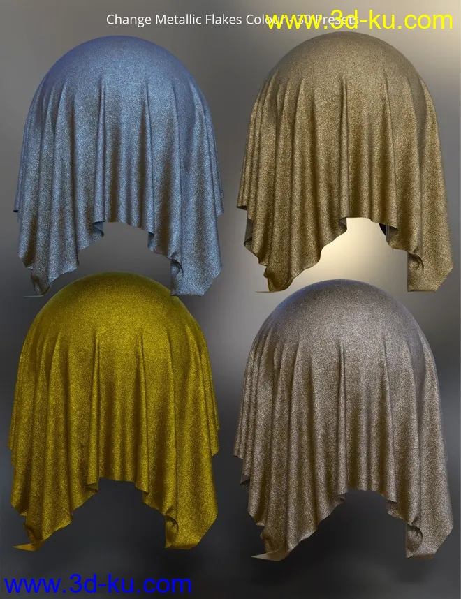 Glitter Fabric Iray Shaders模型的图片10