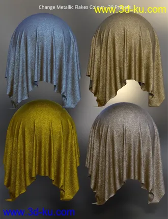 3D打印模型Glitter Fabric Iray Shaders的图片
