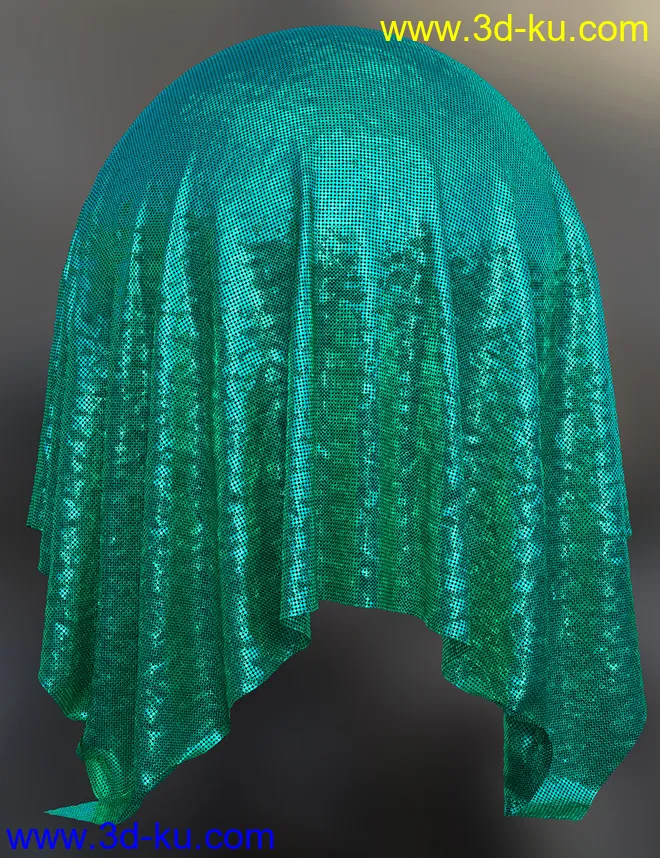 Glitzy Fabric Iray Shaders模型的图片8