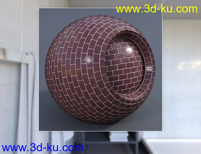 Glossy Bricks 2 - Iray Shaders模型的图片8