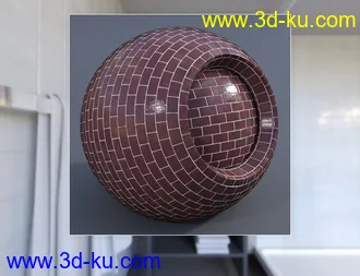 3D打印模型Glossy Bricks 2 - Iray Shaders的图片