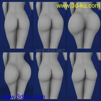 3D打印模型Glutes Morphs for Genesis 8 Female的图片