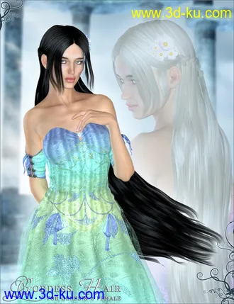 3D打印模型Goddess Hair的图片