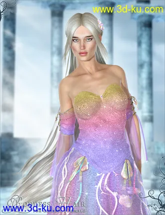 3D打印模型Goddess Hair的图片