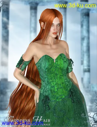 3D打印模型Goddess Hair的图片