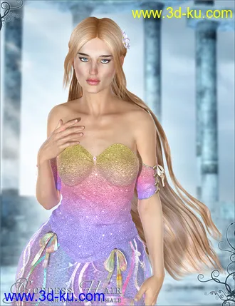 3D打印模型Goddess Hair的图片