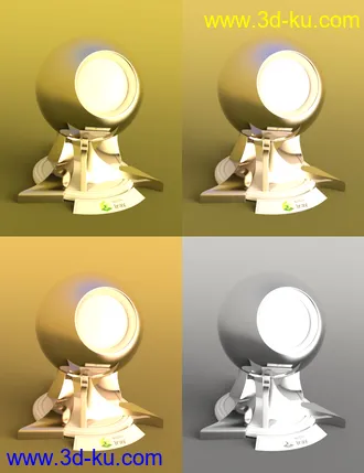 3D打印模型Golden Glow Light Set的图片