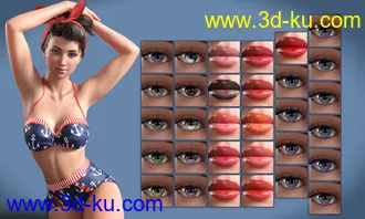 3D打印模型Gracen for Genesis 8 Female的图片