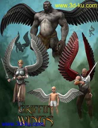 3D打印模型Griffin Wings的图片