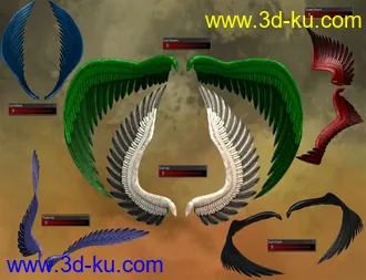 3D打印模型Griffin Wings的图片