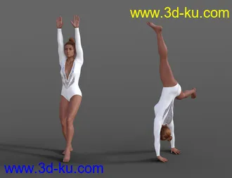 3D打印模型Gymnastic Animations for Genesis 8的图片