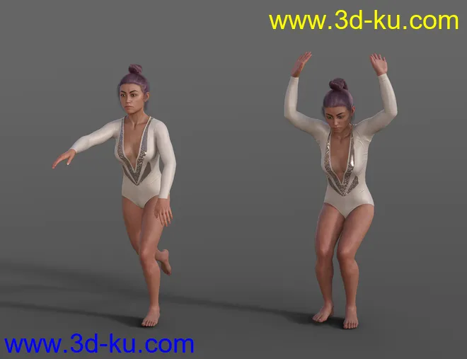 Gymnastic Animations for Genesis 8模型的图片5