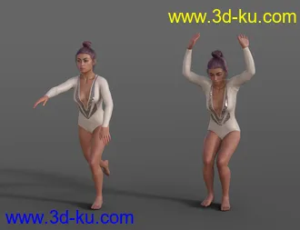 3D打印模型Gymnastic Animations for Genesis 8的图片