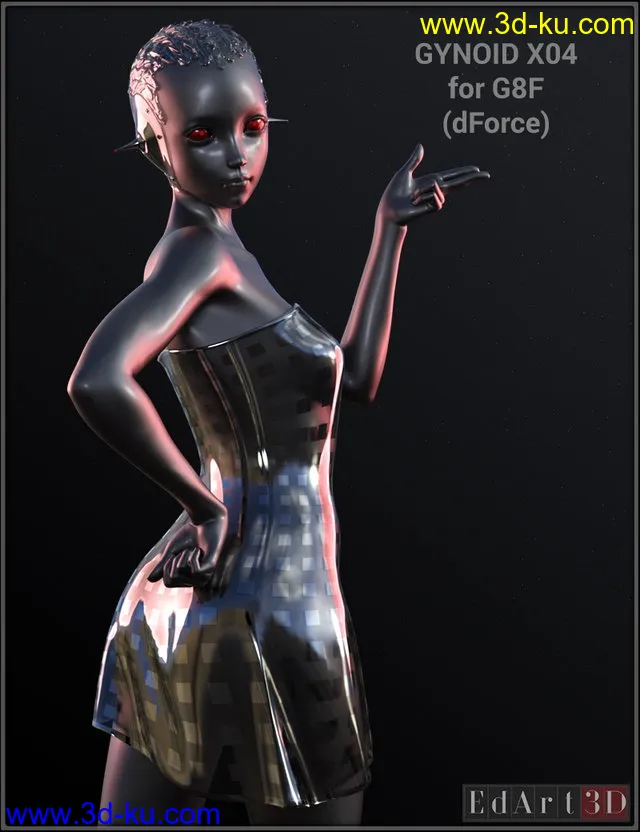 Gynoid X04 For G8F (dForce)模型的图片1