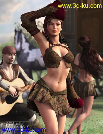 3D打印模型Gypsy Dancer Outfit的图片