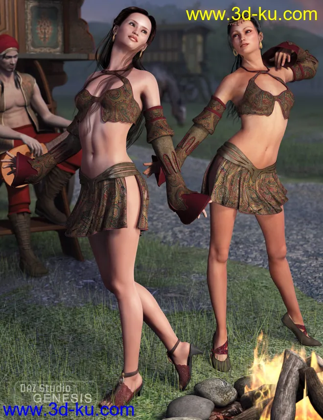 Gypsy Dancer Outfit模型的图片3